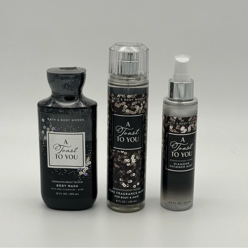 Bath & Body Works A Toast To You Body Care Gift Set NWT